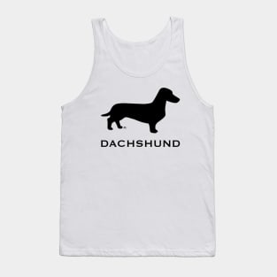 Shorthaired dachshund with text Tank Top